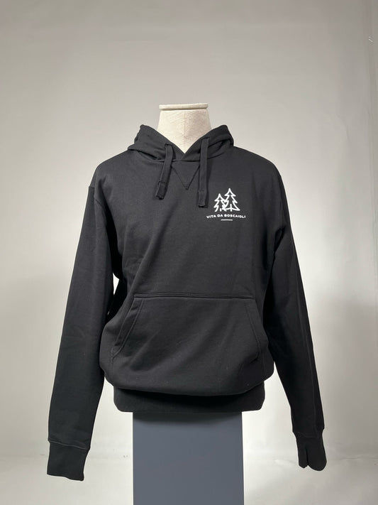 Felpa classica Vita da boscaioli / nero