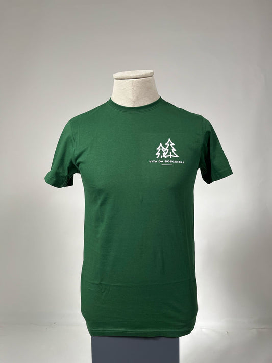 T-shirt Classica Vita da boscaioli / verde foresta
