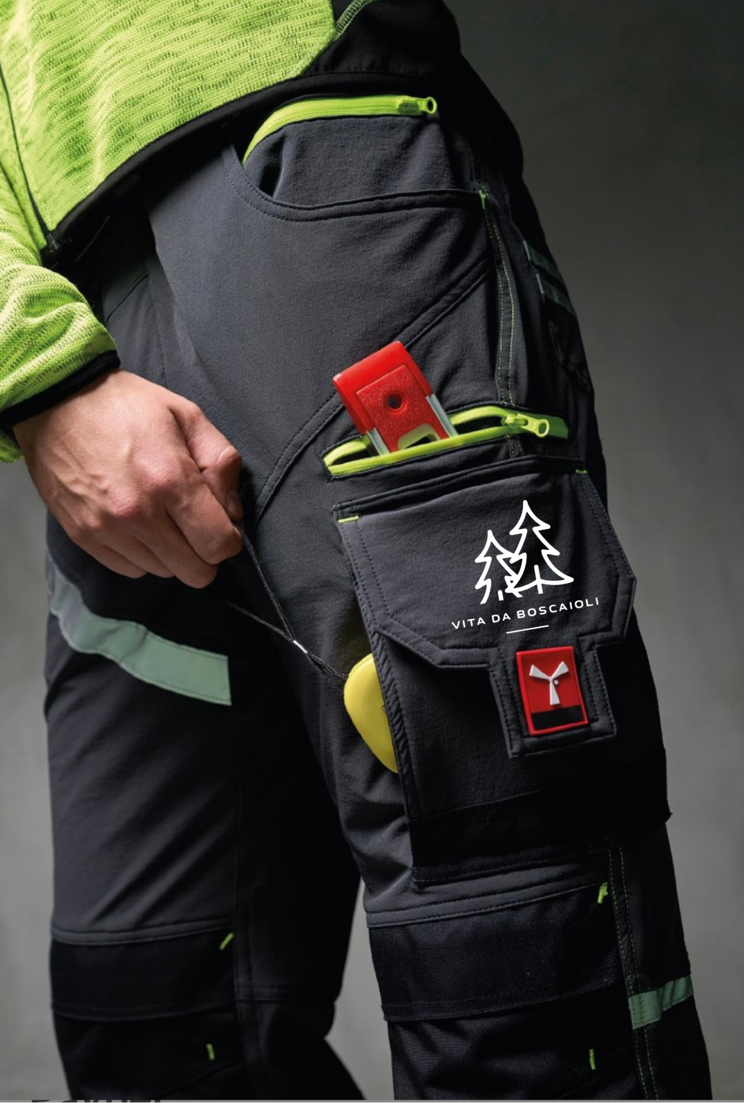 Pantaloni Da lavoro Next 4W / Giallo - nero