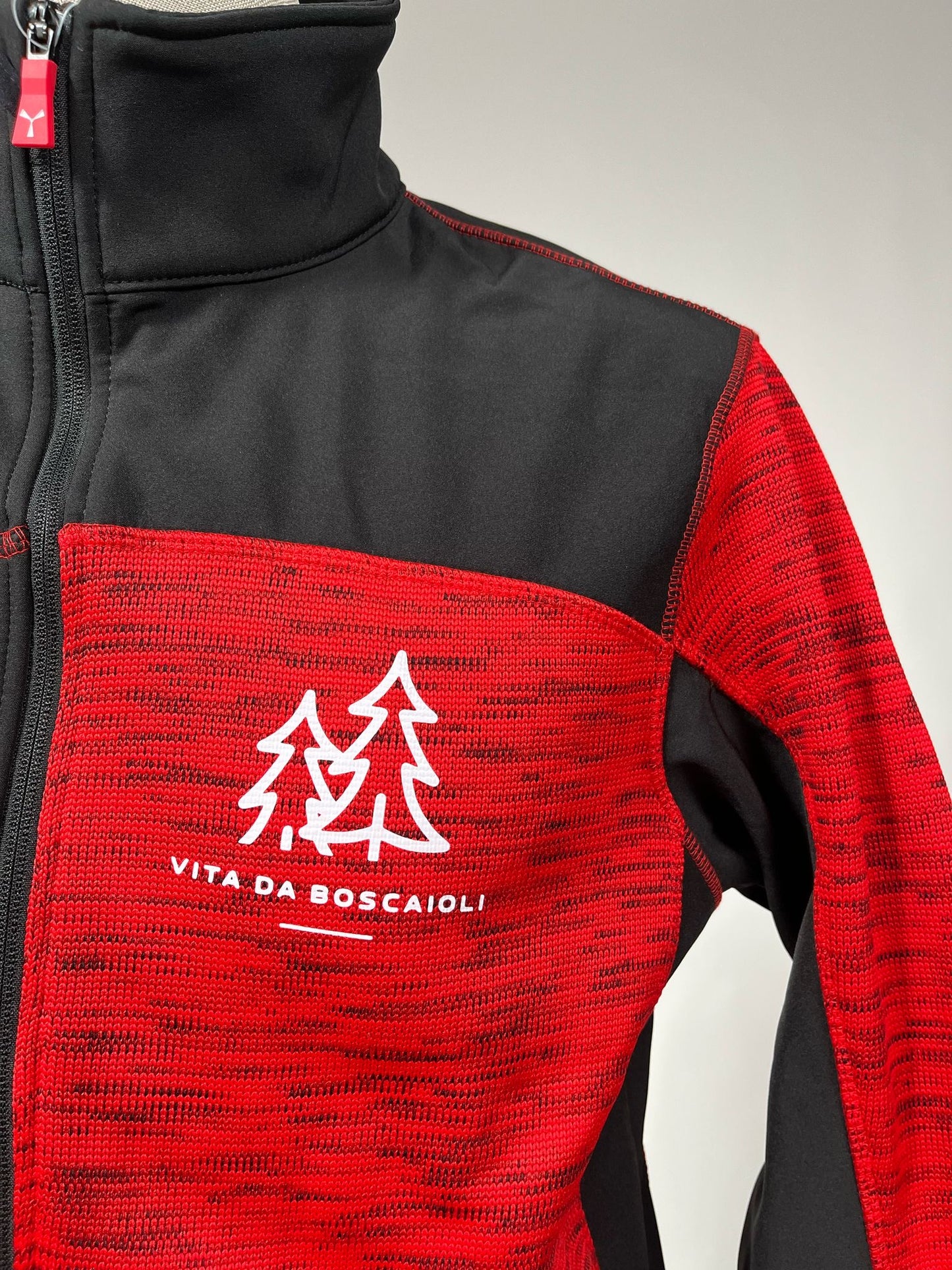 Gilet maniche lunghe Vita da boscaioli / rosso