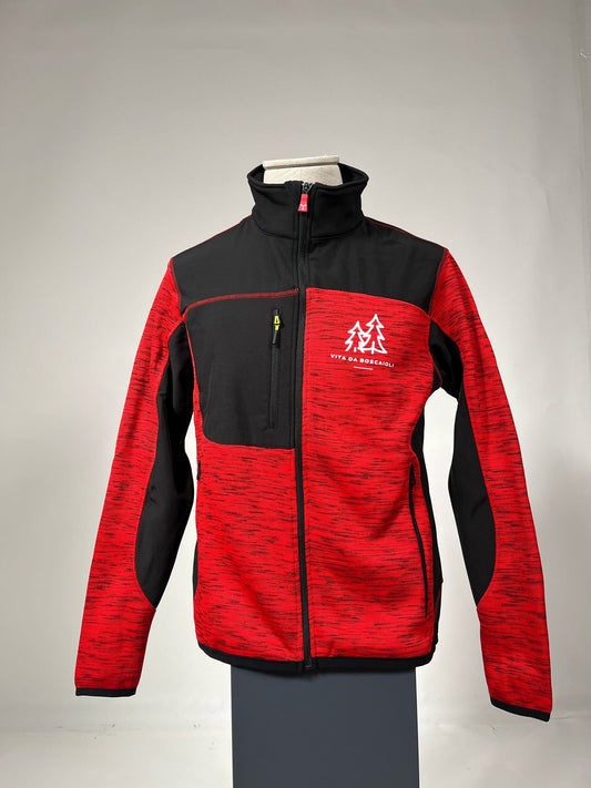Gilet maniche lunghe Vita da boscaioli / rosso