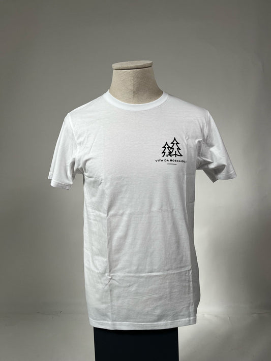 T-shirt Classica Vita da boscaioli / Bianco