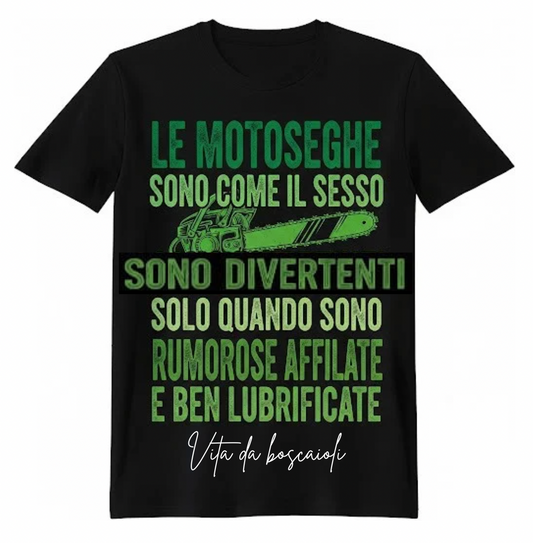 T-shirt "vero boscaiolo" Vita da boscaioli