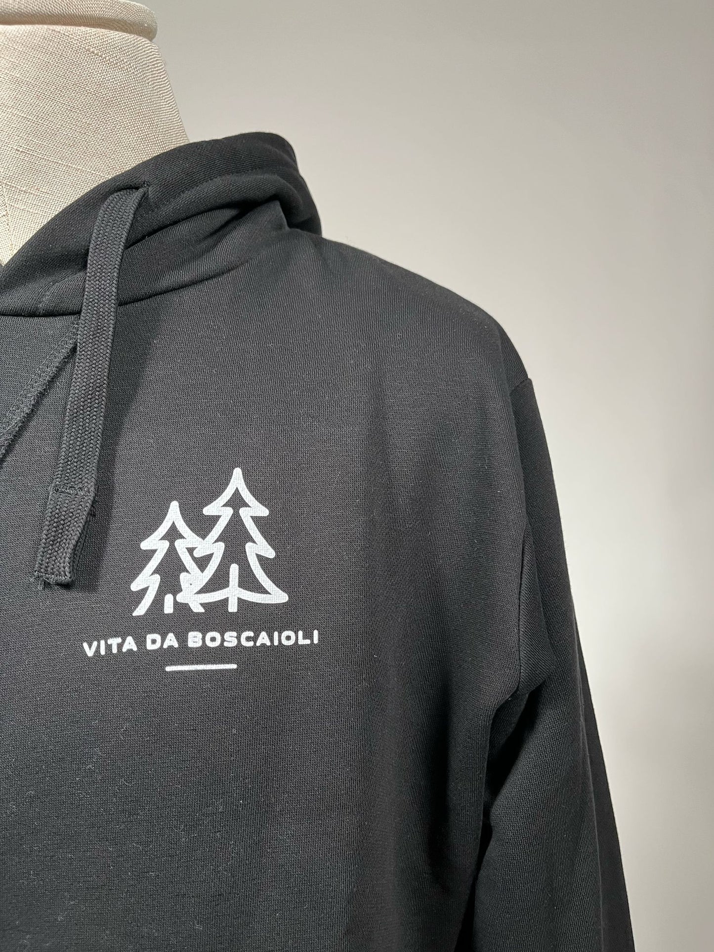 Felpa classica Vita da boscaioli / nero